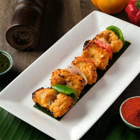 MUSTARD FISH TIKKA(MARINATED)